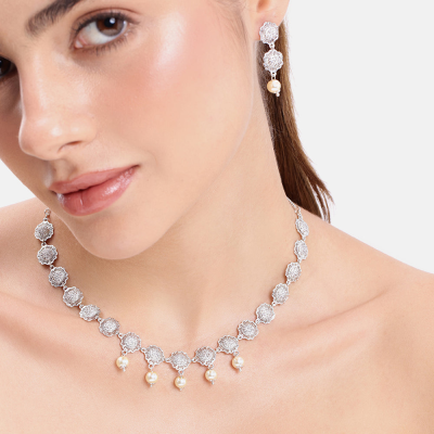 Halo Blossom Necklace Sets