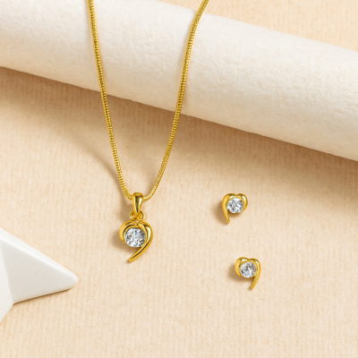 Gold AD Pendant Sets