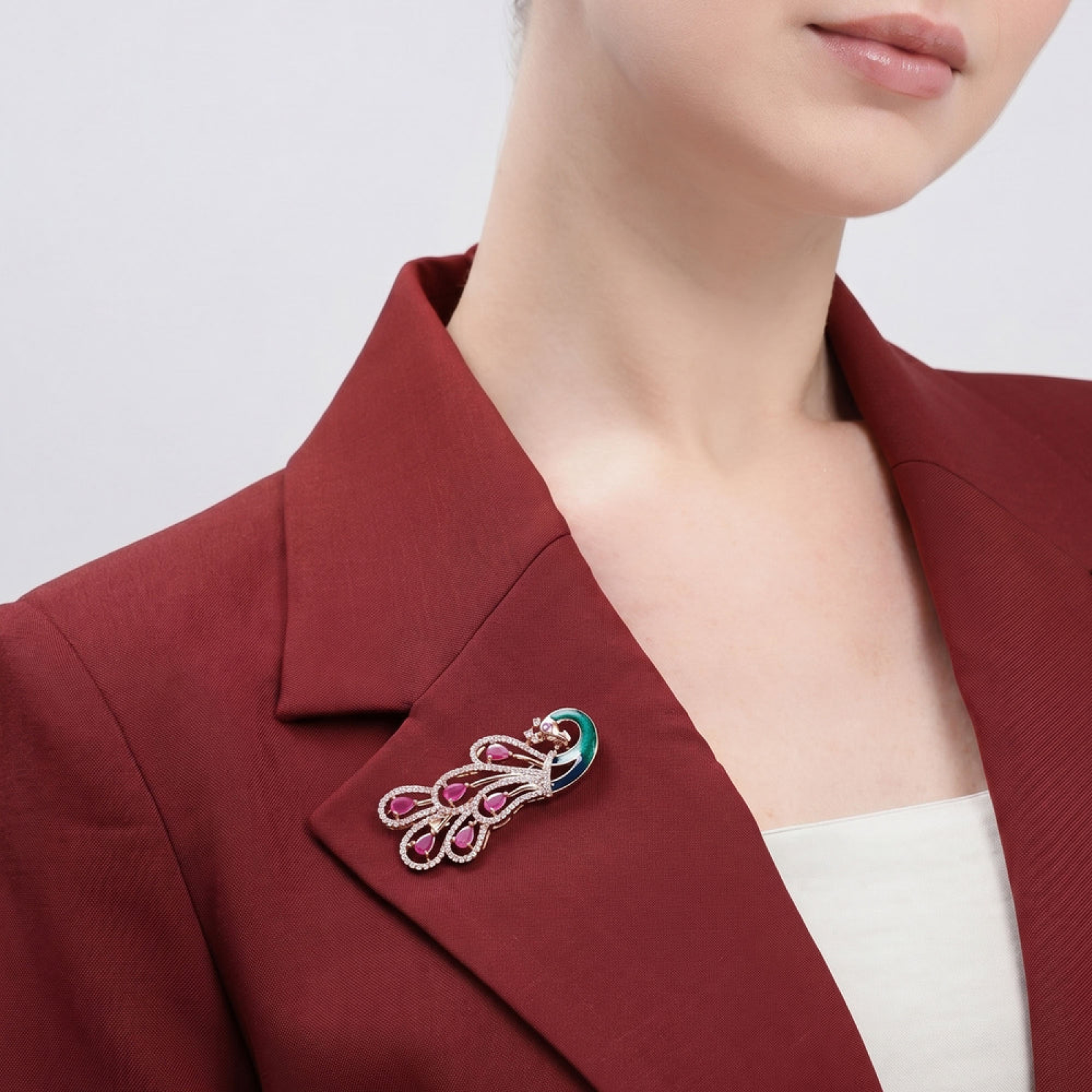 Morbagh Ruby Brooch