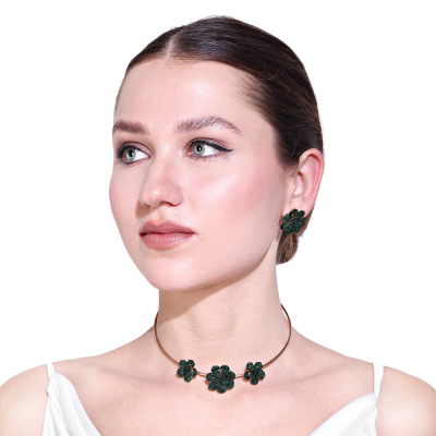 Floral Rose Choker Sets